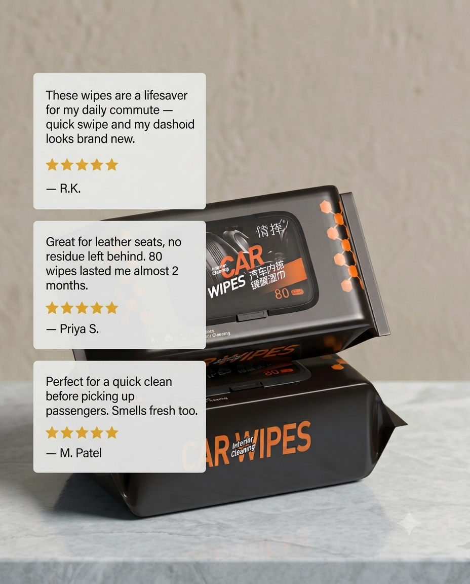 CleanSwipe 80 Multi-Purpose Dust & Grime Removal Wipes