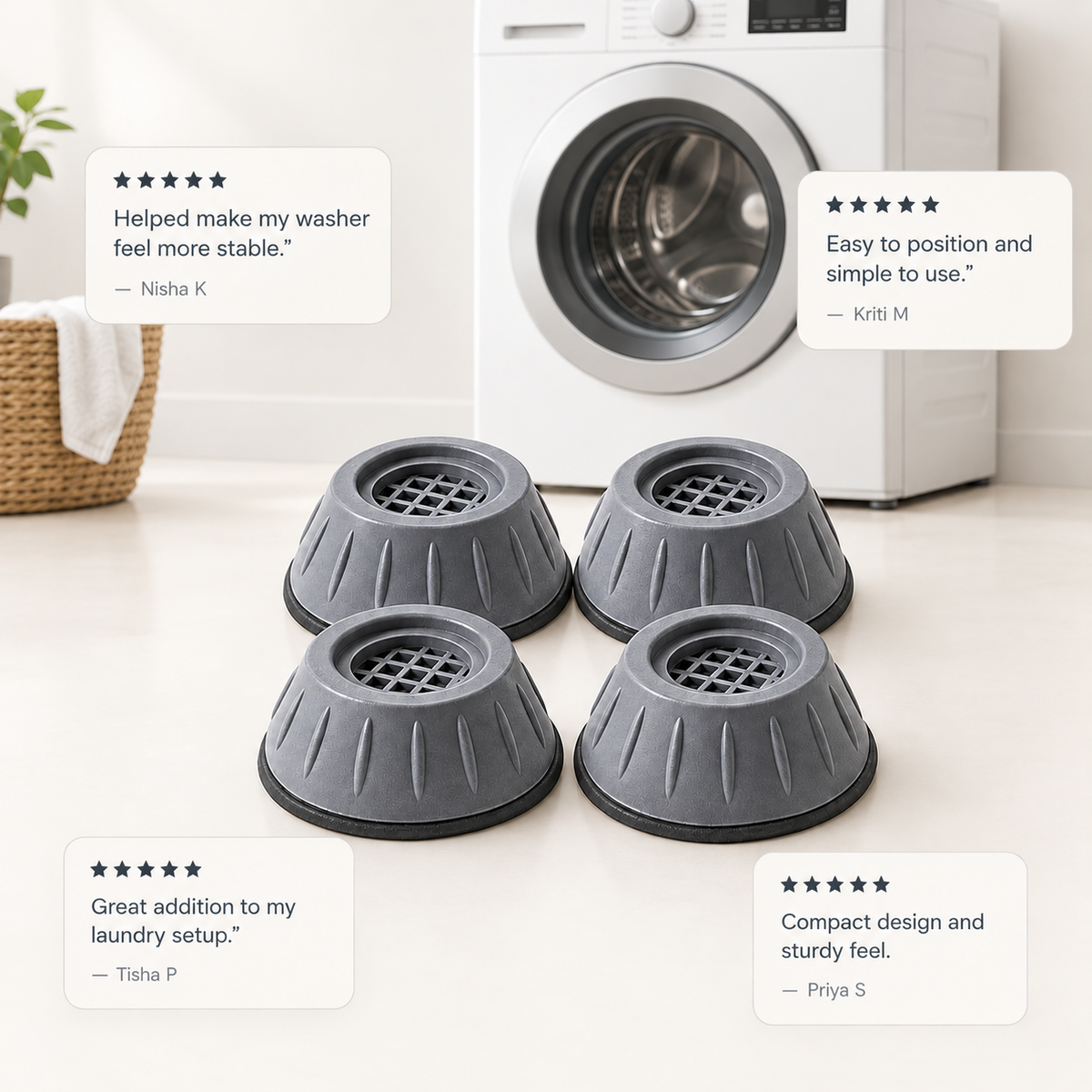 Anti-Vibration Pads – Pack of 4
