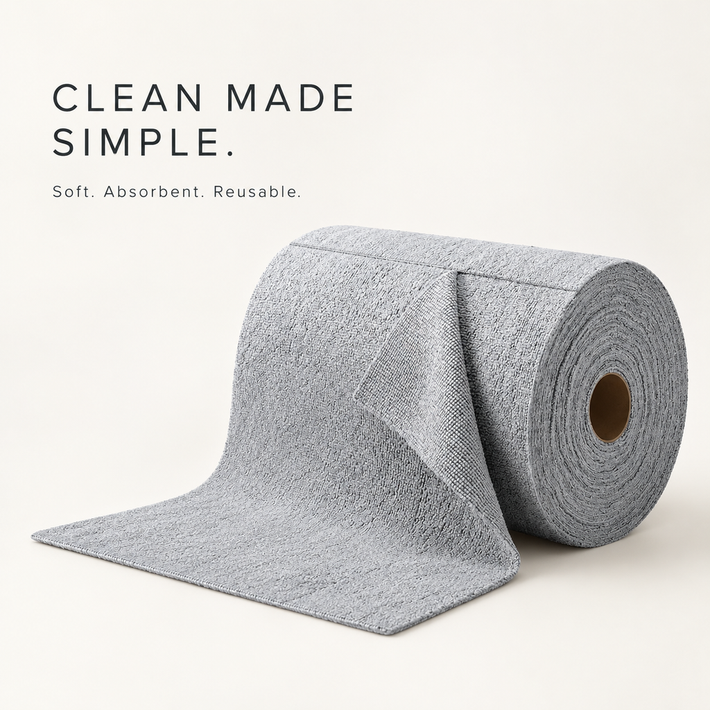 Reusable Microfiber Cleaning Roll – 1 Roll