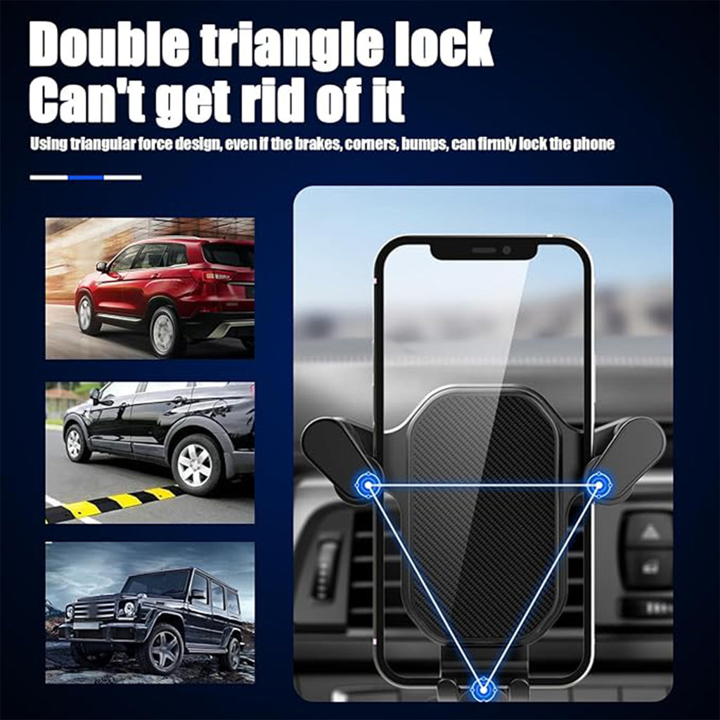 Universal Air Vent Gravity Car Phone Holder Mount (1 Set)